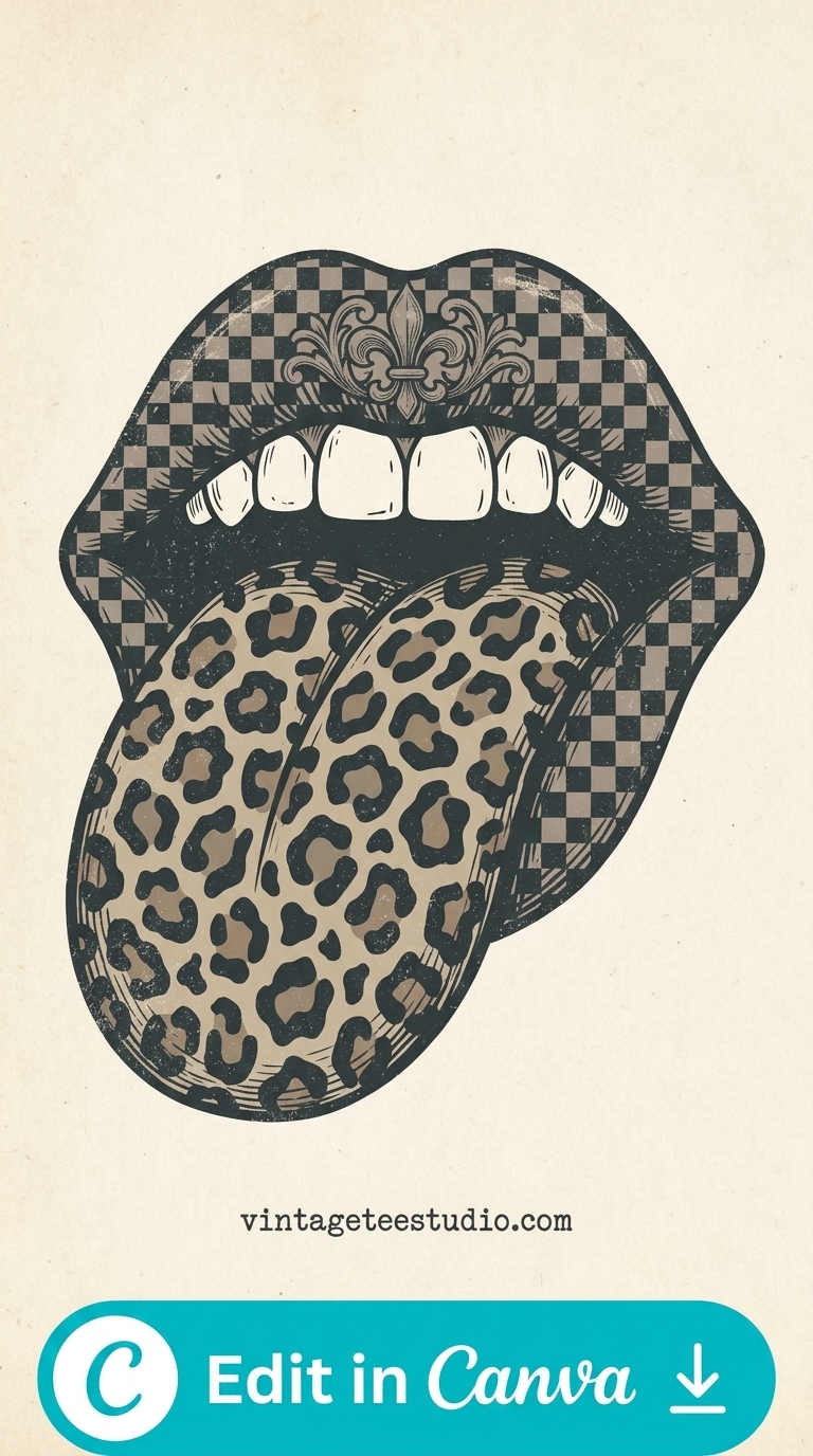 instant download vintage shirt png leopard print sublimation printable editable