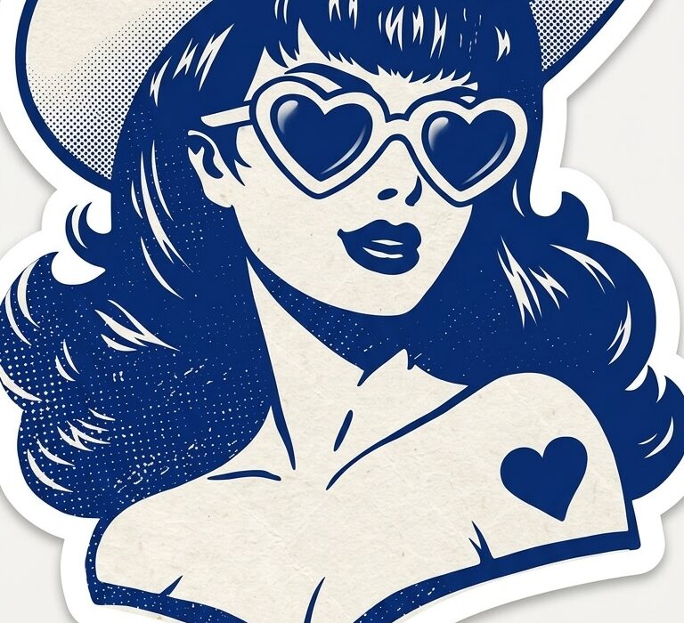 vintage t-shirt design logos cowgirl western sticker graphic printable editable