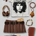 vintage t shirts 70s retro doors jim morrison band portrait tee retro png pod design
