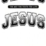 cricut shirt png jesus the way the truth the life black white lettering design