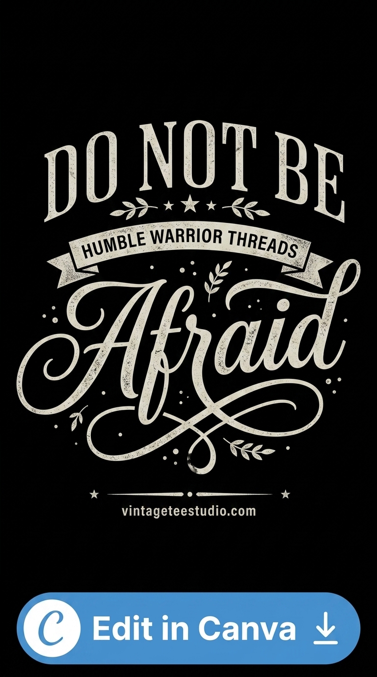 cricut shirt png dont be afraid bold script design for heat transfer vinyl