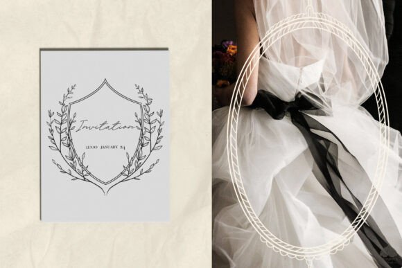 Vintage Crest Frames SVG Bundle vintage black frame png transparent