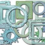 Vintage Blue Frames blue vintage frame png transparent