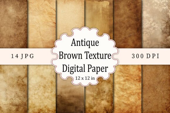 antique brown texture digital paper vol.2 brown paper bag junk journal texture printable