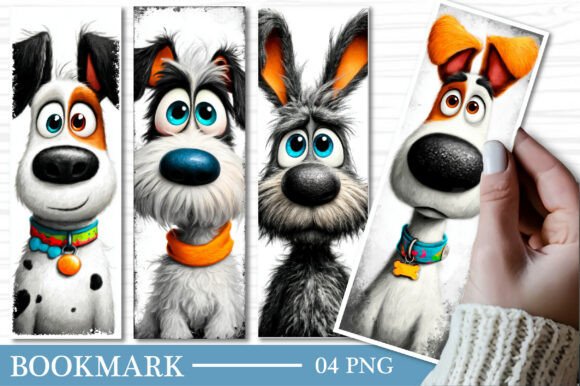 Cute Dog Bookmark Design Funny Vol. 1 bookmark dog vintage printable