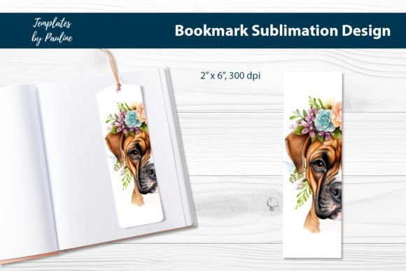 Boxer Printable Bookmark bookmark dog vintage printable