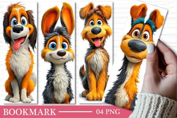 Cute Dog Bookmark Design Funny Vol. 2 bookmark dog vintage printable