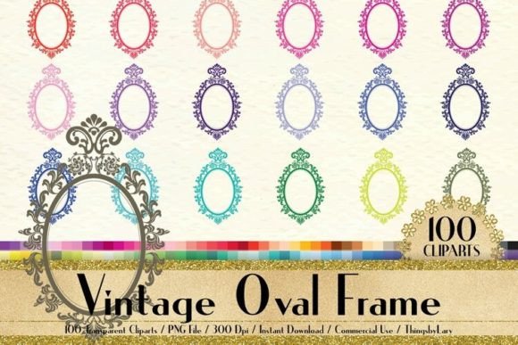 Vintage Oval Victorian Frame PNG vintage frame PNG transparent design