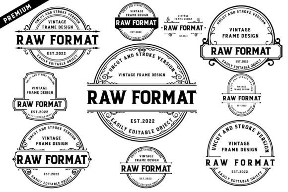 Vintage Logo Design Frame vintage frame PNG transparent design