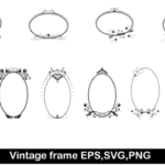 Free Vintage Frame Set vintage frame gift product design