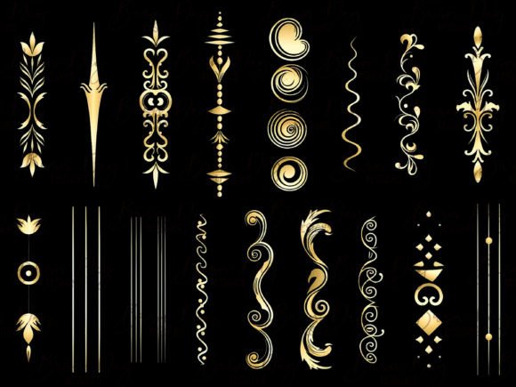 Gold Frame Border and Elements Clipart gold vintage frame png transparent