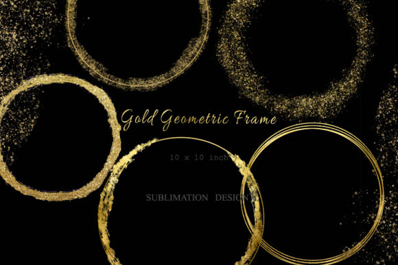 Gold Frame Geometric Gold Frames PNG gold vintage frame png transparent