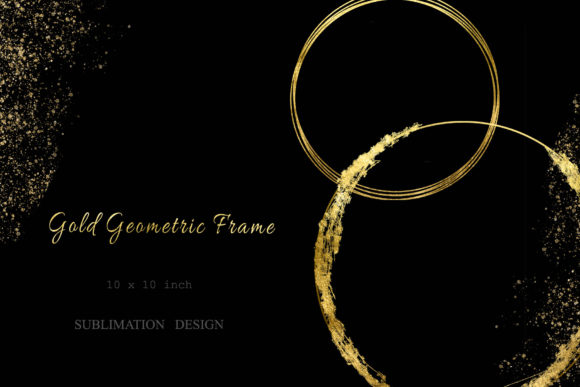 Gold Frame Geometric Gold Frames PNG gold vintage frame png transparent