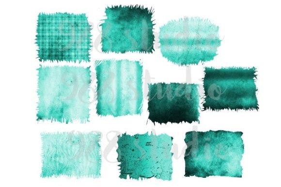 Teal Green Texture PNG Old Paper Frame vintage green frame png transparent