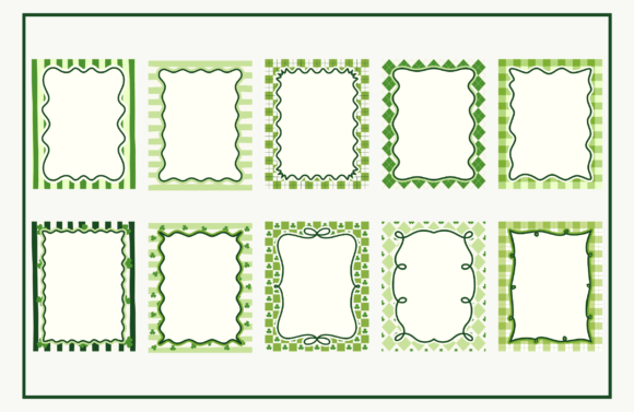 St. Patrick's Day Green Frames & Borders vintage green frame png transparent