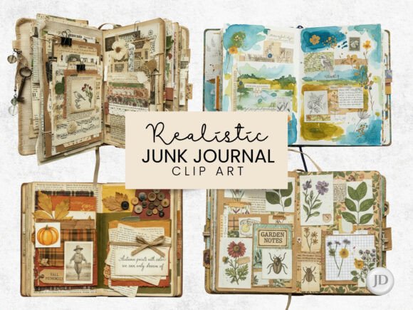 realistic junk journal clipart png junk journal clipart digital png printable