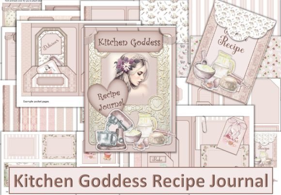 printable recipe journal kit junk journal cover ideas printable
