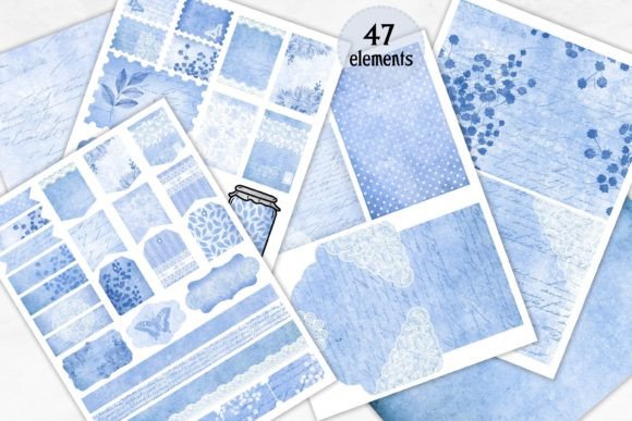 junk journal ephemera pack scrapbook vol. 2 printable scrapbook embellishments