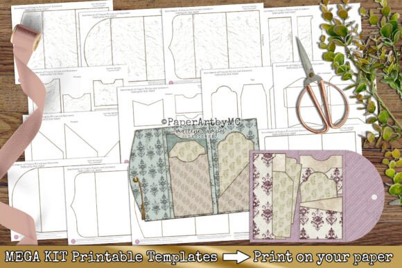 junk journal folio templates mega kit junk journal templates printable pdf canva