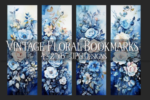 Floral Bookmark Printable Bookmarks Vol. 8 bookmark vintage printable