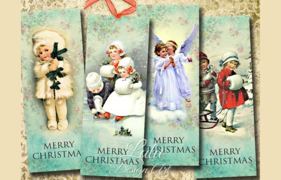 Vintage Christmas Bookmarks bookmark vintage printable