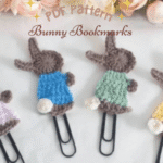 Crochet Bunny Bookmark Pattern vintage crochet lace bookmark pattern
