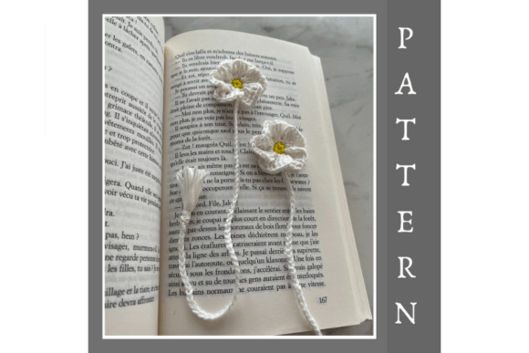 Flower Bookmark Crochet Pattern Vol. 2 vintage crochet lace bookmark pattern