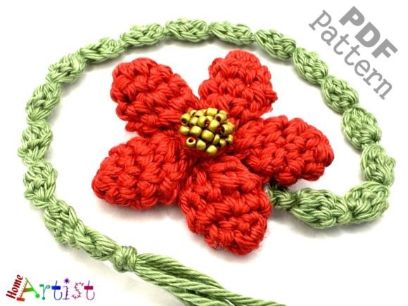 Flower Bookmark Crochet Pattern vintage crochet lace bookmark pattern