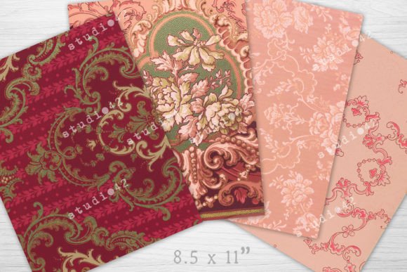 Antique Wallpaper Printables V6 vintage frame background wallpaper png