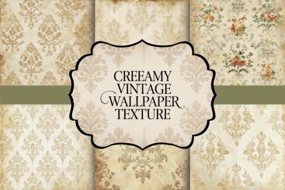Creamy Vintage Wallpaper Texture vintage frame background wallpaper png