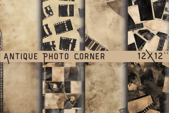 Antique Photo Corner Wallpaper vintage frame background wallpaper png