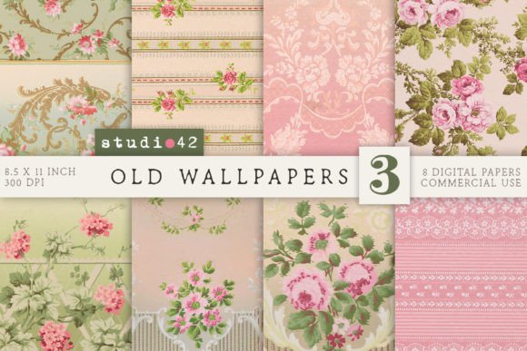 Antique Wallpaper Printables V3 vintage frame background wallpaper png