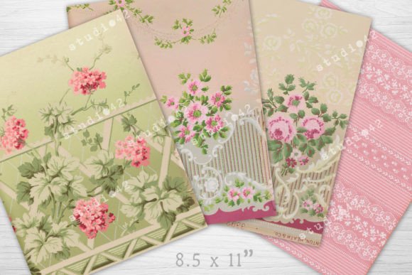 Antique Wallpaper Printables V3 vintage frame background wallpaper png