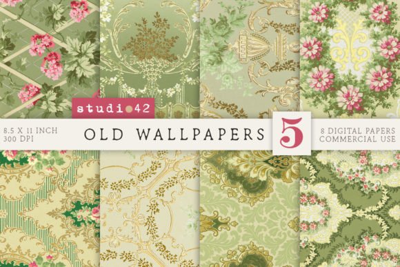 Antique Wallpaper Printables V5 vintage frame background wallpaper png