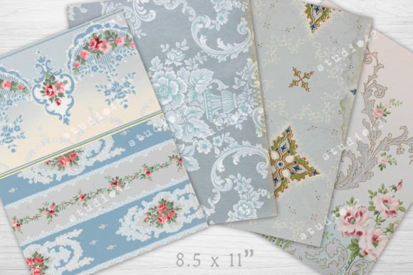Antique Wallpaper Printables V1 vintage frame background wallpaper png