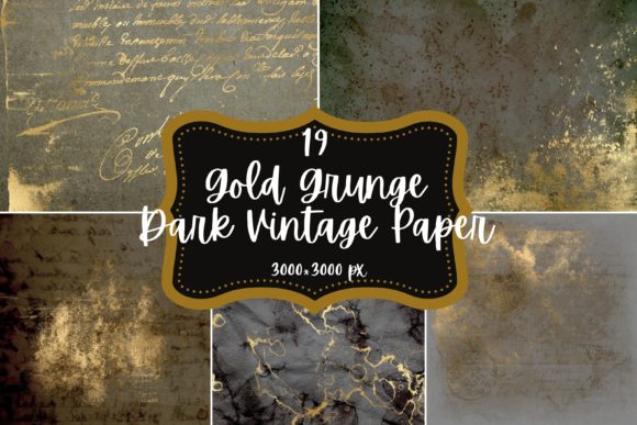 19 Gold Grunge Dark Vintage Wall Paper vintage frame background wallpaper png