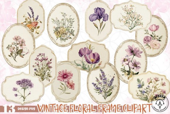 Vintage Floral Frame Clipart PNG vintage frame clipart png transparent