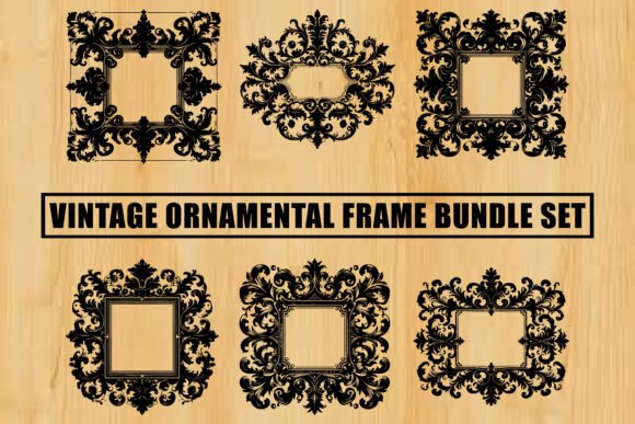 Elegant Vintage Frame Clipart Bundle Vol. 5 vintage frame clipart png transparent