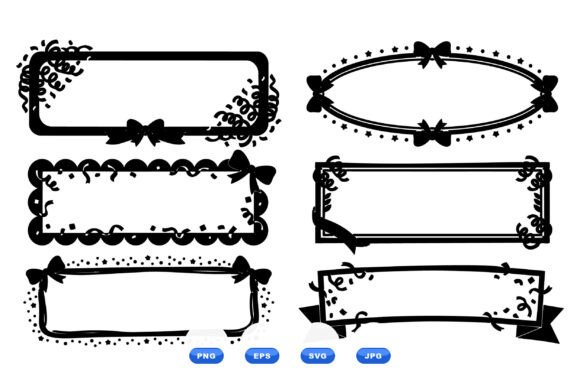 Vintage Ribbon Frame Clipart Vol. 2 vintage frame clipart png transparent