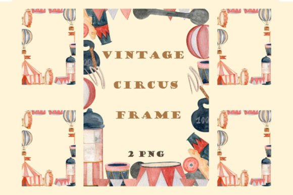 Vintage Circus Frame Clipart vintage frame clipart png transparent