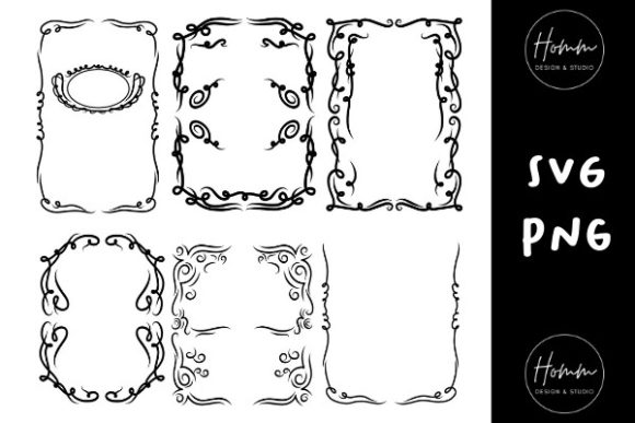 Vintage Frame Graphic vintage frame graphic illustration silhouette outline