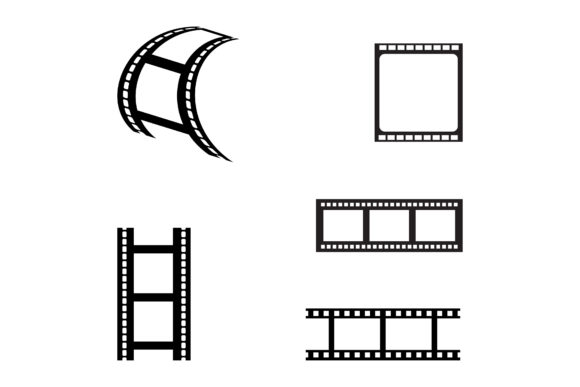 Movie Film Cinema Vector Vol. 5 vintage frame overlay film cinematic