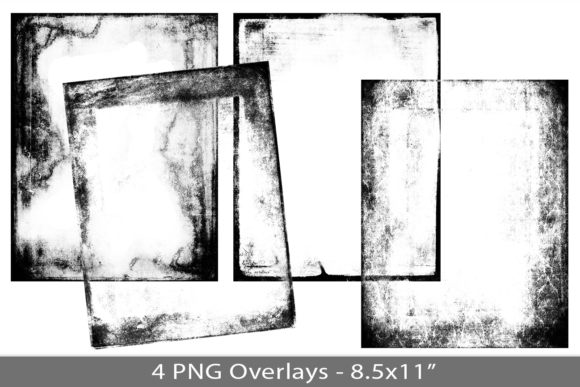 Distress Frame PNG Overlay Vol. 20 vintage frame overlay png editing