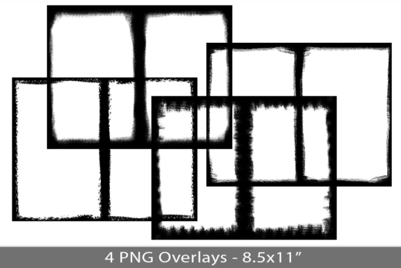 Distress Frame PNG Overlay Vol. 53 vintage frame overlay png editing