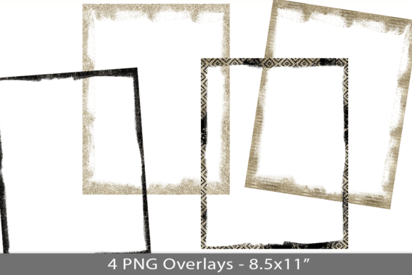 Distress Frame PNG Overlay Vol. 69 vintage frame overlay png editing