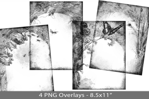 Distress Frame PNG Overlay Vol. 44 vintage frame overlay png editing