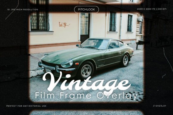 Vintage Film Frame Overlay vintage frame overlay png editing