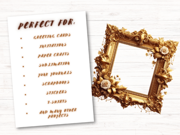 Gold Frames Clipart - Antique Frame Png vintage frame transparent png