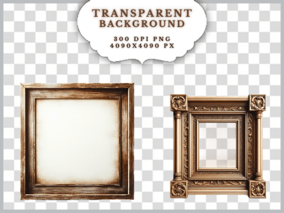 Wooden Frames Clipart Vintage Frame Png vintage frame transparent png
