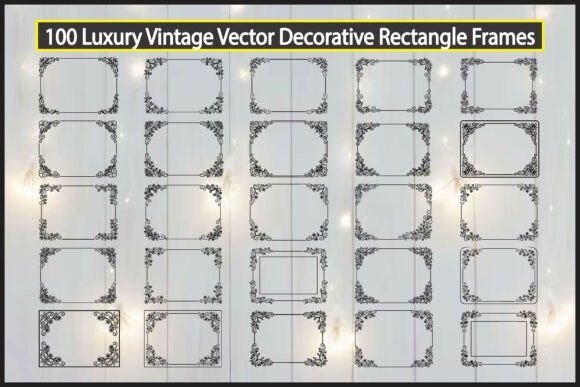 Vintage Frame Rectangle Frames vintage frame rectangle png transparent svg